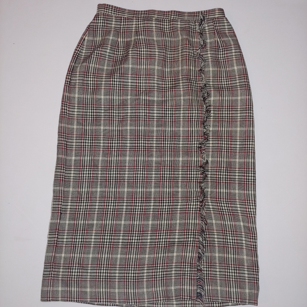 Flannel make skirt size 12p maxi